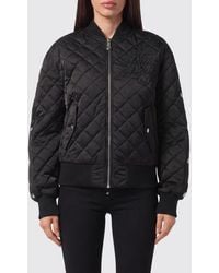 Philipp Plein - Quilted Nylon Bomber Jacket With Zip Closure And Hexagon Logo - Lyst