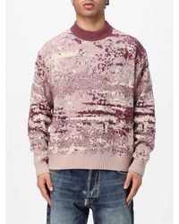 BOSS - Crewneck Jumper With Dropped Shoulders And Ribbed Trims - Lyst