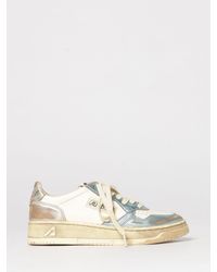Autry - Medalist Low Super Vintage Used Leather Sneakers - Lyst