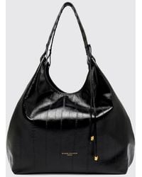 Gianni Chiarini - Dua Cowhide Leather Shoulder Bag With Double Handle - Lyst