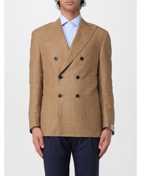 Corneliani - Wool Blend Double-Breasted Jacket - Lyst