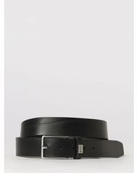 BOSS - Full-Grain Leather Belt - Lyst