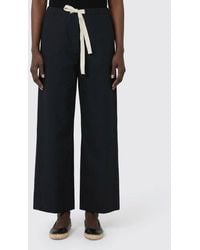 Max Mara - Cotton Wide-Leg Trousers - Lyst