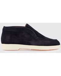 Santoni - Desert Suede Ankle Boot - Lyst
