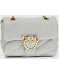 Pinko - Love Puff Mini Matelassé Nappa Bag - Lyst