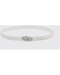 DIESEL - B-1Dr Strass Leather Belt - Lyst