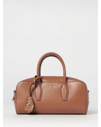 BOSS - Leather Bowling Bag - Lyst