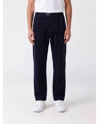 Gramicci - Wide Leg Cotton Trousers With Elasticated Drawstring Waist - Lyst
