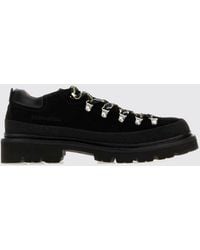 DSquared² - Suede Calfskin Derby Shoes With A Notched Sole - Lyst