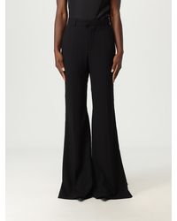Balenciaga - Flared Leg Trousers With Hook And Zip Closure - Lyst