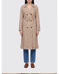 Moorer - Double-Breasted Cotton Trench Coat - Lyst