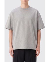 Jil Sander - Relaxed Fit Cotton T-Shirt With Logo Print - Lyst
