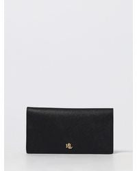 Ralph Lauren - Lauren Saffiano Leather Wallet Ralph Lauren - Lyst