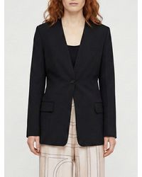 TOTEME - Single-Breasted Wool Blend Blazer - Lyst