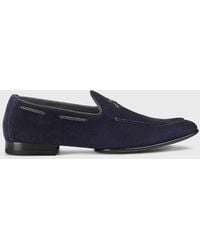 Doucal's - Suede Loafers - Lyst