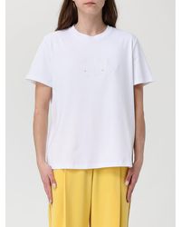 Elisabetta Franchi - Cotton T-Shirts - Lyst