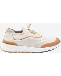Brunello Cucinelli - Baskets En Maille - Lyst