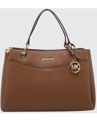 Michael Kors - May Grained Leather Handbag With Removable Crossbody Strap - Lyst