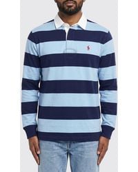 Polo Ralph Lauren - Striped Cotton Polo Shirt - Lyst