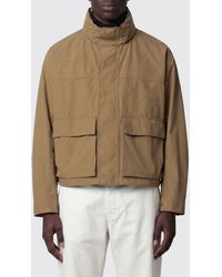 Lemaire - High-Neck Lightweight Cotton Jacket With Patch Pockets - Lyst