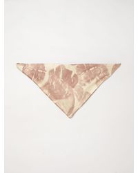 Alysi - Floral Print Silk Scarf - Lyst