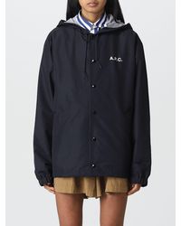 A.P.C. - Giacca Greg in nylon - Lyst