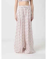 Dolce & Gabbana - Dolce &Amp Gabbana Printed Cotton Palazzo Trousers - Lyst