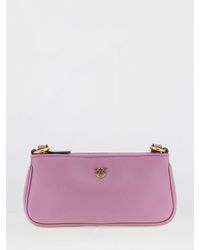 Pinko - Mini Half Moon Leather Bag - Lyst