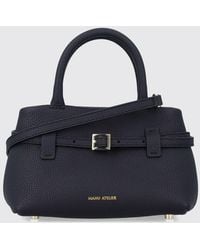 MANU Atelier - Le Cambon 20 Mini Grained Calfskin Handbag - Lyst