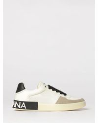 Dolce & Gabbana - Dolce &Amp Gabbana Portofino Nylon And Suede Sneakers - Lyst