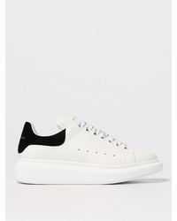 McQueen - Oversize Leather Sneakers - Lyst