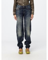 DIESEL - D-Heel High-Waisted Straight Jeans - Lyst