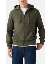 Levi's - Cotton Zip-Up Hoodie With Contrast Logo - Lyst