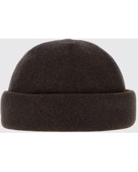 Giorgio Armani - Cotton-Blend Beanie Hat With Cuffed Brim - Lyst