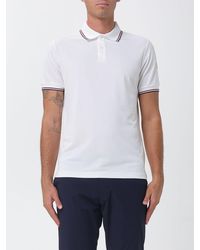 Save The Duck - Short-Sleeved Jersey Polo Shirt With Contrast Logo - Lyst