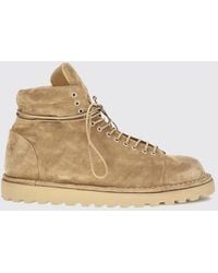Marsèll - Pallottola Pomice Suede Lace-Up Ankle Boots With Notched Sole - Lyst
