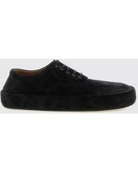 Marsèll - Cassapelle Suede Calfskin Derby Shoes With Rubber Sole - Lyst