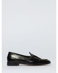 Edhen Milano - Breda Studs Edhén Milano Leather Monk Strap With Micro Studs - Lyst