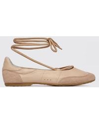 Patrizia Pepe - Dancing Skin Leather Ballerinas - Lyst