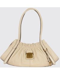 Marc Jacobs - The Cristina Leather Shoulder Bag With Double Handle And Padlock - Lyst