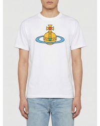 Vivienne Westwood - Cotton T-Shirt With Logo - Lyst