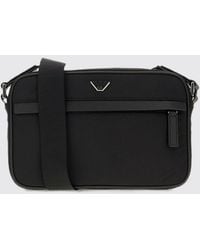 Emporio Armani - Polyester Crossbody Bag With Eagle Logo And Zip Closure - Lyst