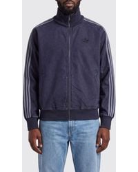 adidas Originals - Cotton Bomber Jacket With Trefoil Logo And Zip Closure - Lyst