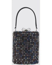 Self-Portrait - Multi Crystal Chainmail Mini Bag - Lyst