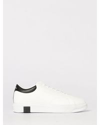 ARMANI EXCHANGE - Leather Sneakers - Lyst