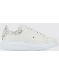 McQueen - Alexander Oversize Calf Leather Sneakers With Chunky Sole - Lyst