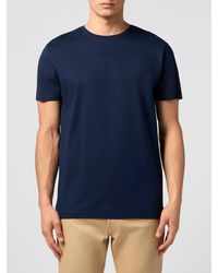 Billionaire - Slim Fit Cotton T-Shirt With Tone-On-Tone Embroidered Logo - Lyst