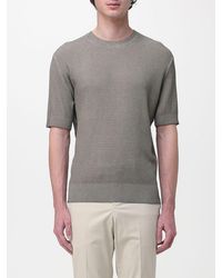 Kangra - Cotton Crew Neck Pullover - Lyst