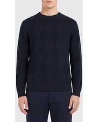 Ballantyne - Cotton And Linen Crew Neck Sweater - Lyst