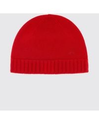 Bottega Veneta - Ribbed Wool Beanie Hat With A Classic Cuffed Design - Lyst